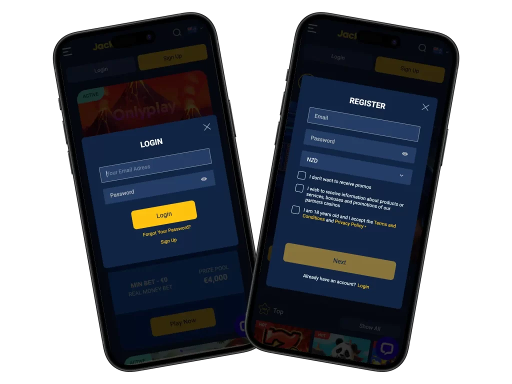 Jackpoty Casino Application
